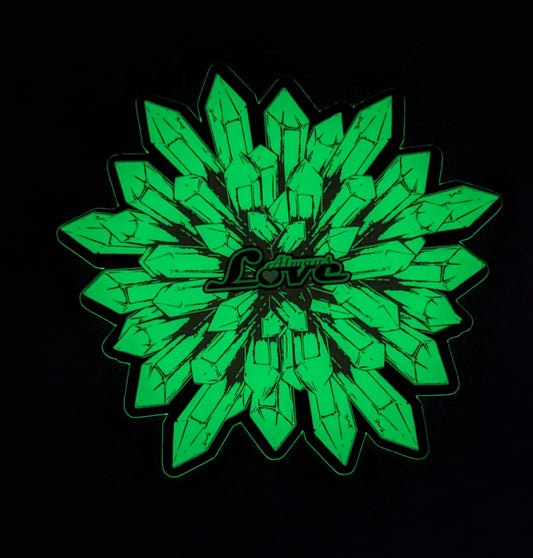 Crystal Cluster Glow Sticker
